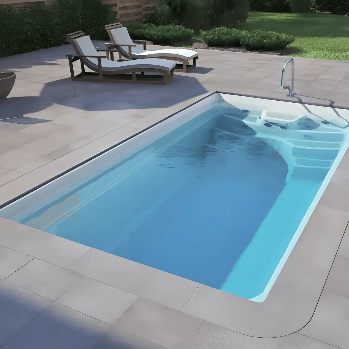 Композитный бассейн Laguna 5 — вид сверху в Нижневартовске