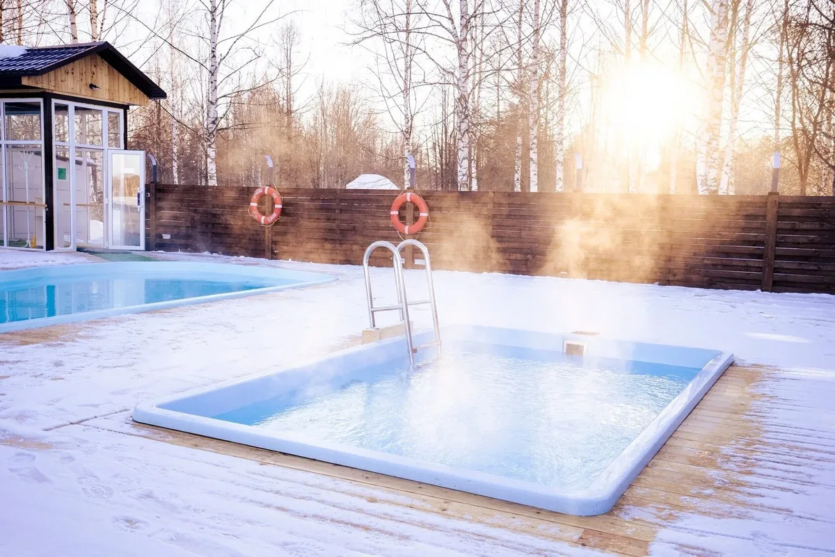 Композитный бассейн Laguna 4 — установка в Нижневартовске